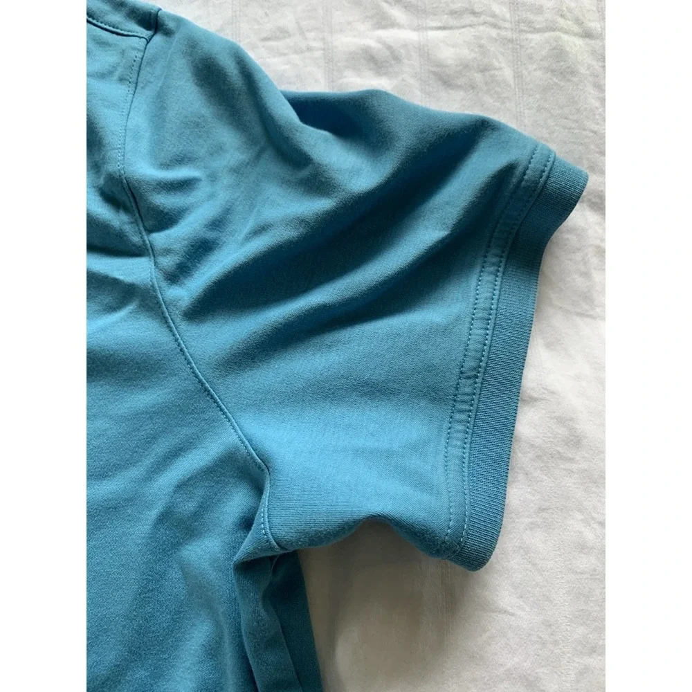 Banana Republic Polo Shirt Men XLarge Blue Luxury Touch